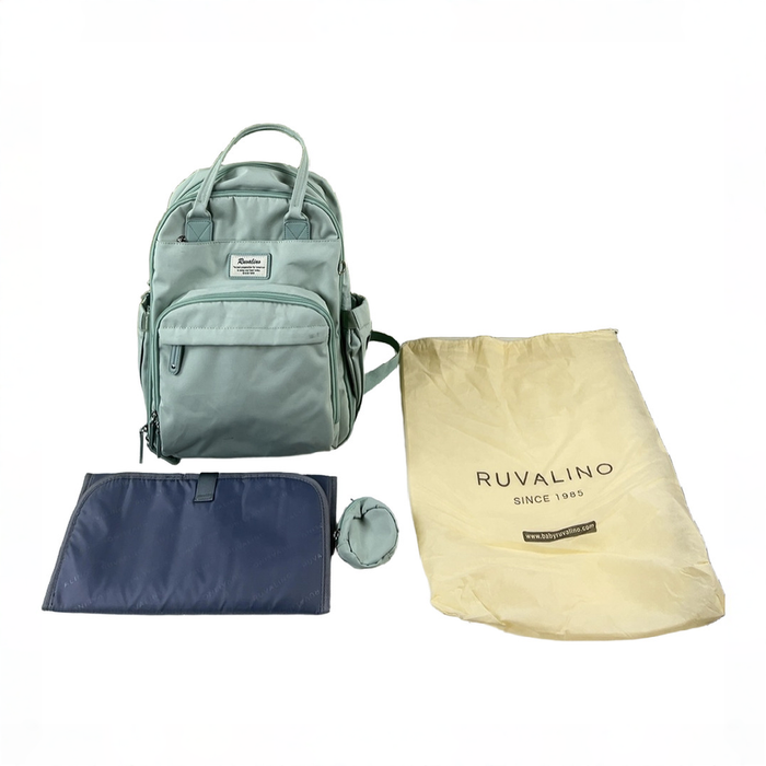 Shop DRAFT - Ruvalino Diaper Backpack, Mint Green at GoodBuy Gear