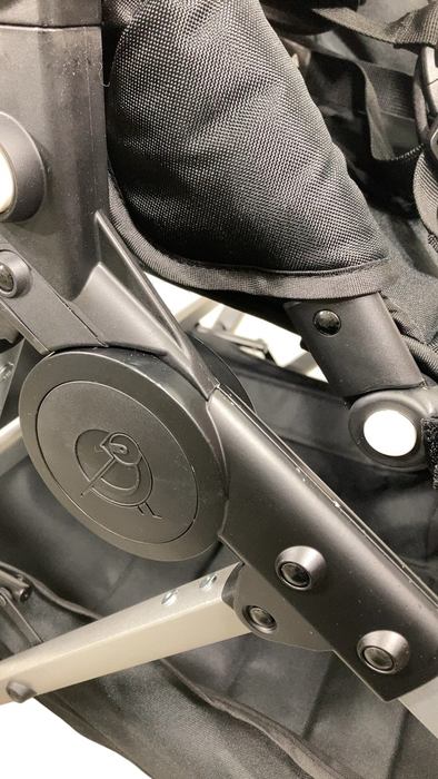 Shop Mockingbird Single to Double 2.0 Stroller, Bloom, Windowpane, Silver With Black Leather, 2024 at GoodBuy Gear