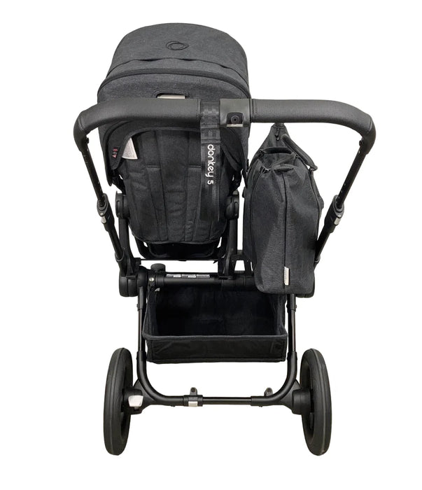 Shop Bugaboo Donkey 5 Mono Stroller, 2023, Black, Washed Black, Washed Black at GoodBuy Gear