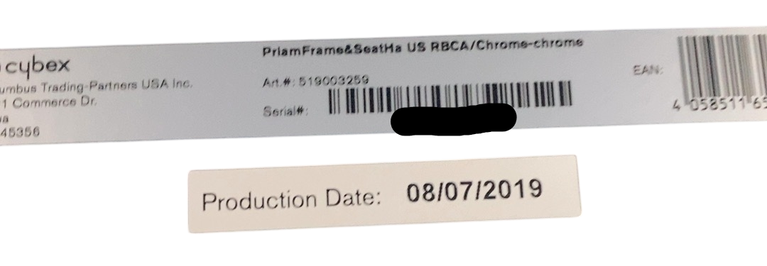 Shop Cybex PRIAM Stroller Frame And Seat, 2019, Chrome/Brown at GoodBuy Gear