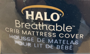 Shop Halo Breathable Crib Mattress Cover, White at GoodBuy Gear