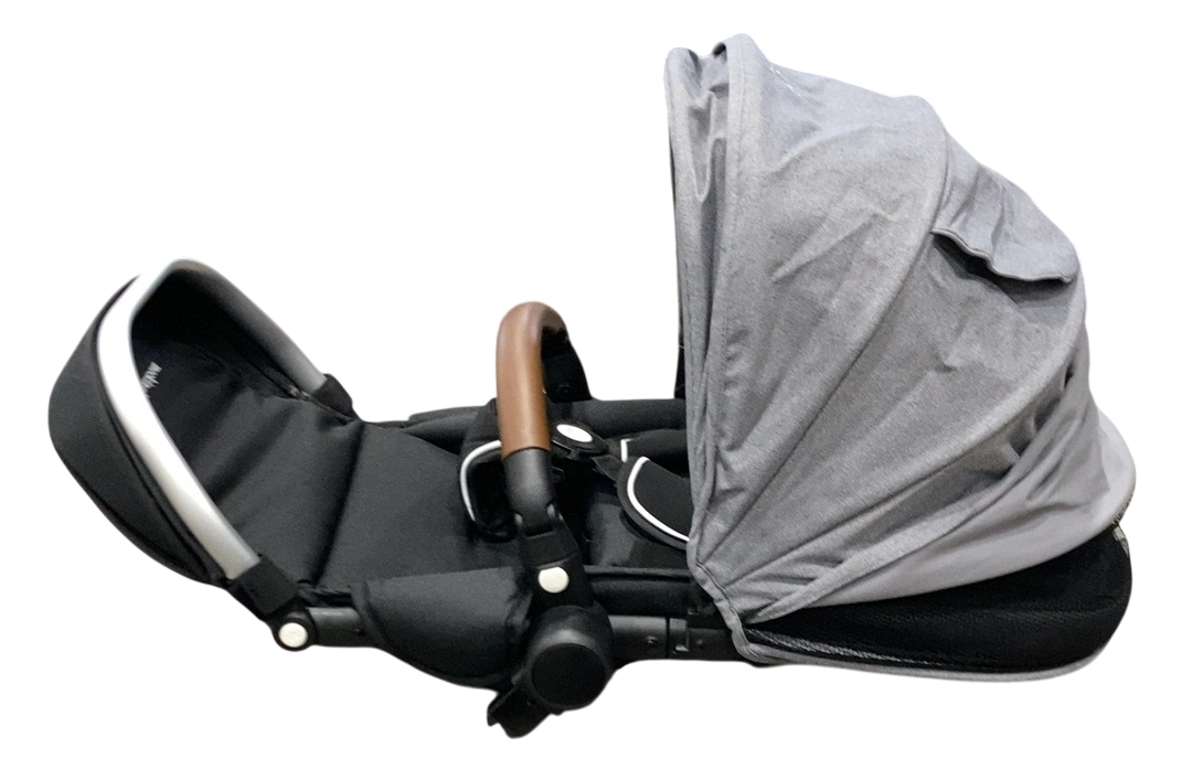 Shop Mockingbird 2nd Seat Kit 2.0, Heather grey, Silver With Penny Leather, Solid Grey at GoodBuy Gear