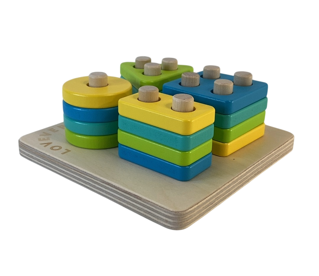 Lovevery Sort and Stack Peg Puzzle — GoodBuy Gear