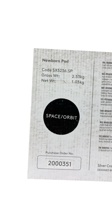 Shop Silver Cross Newborn Pod, Space Orbit at GoodBuy Gear