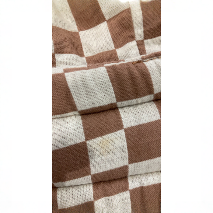 Shop Mabē The Monarch Carrier, Mocha Check at GoodBuy Gear