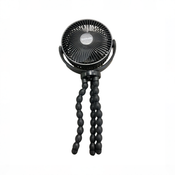 Shop DRAFT - Sprucely Rechargeable Portable Stroller Fan, Black at GoodBuy Gear
