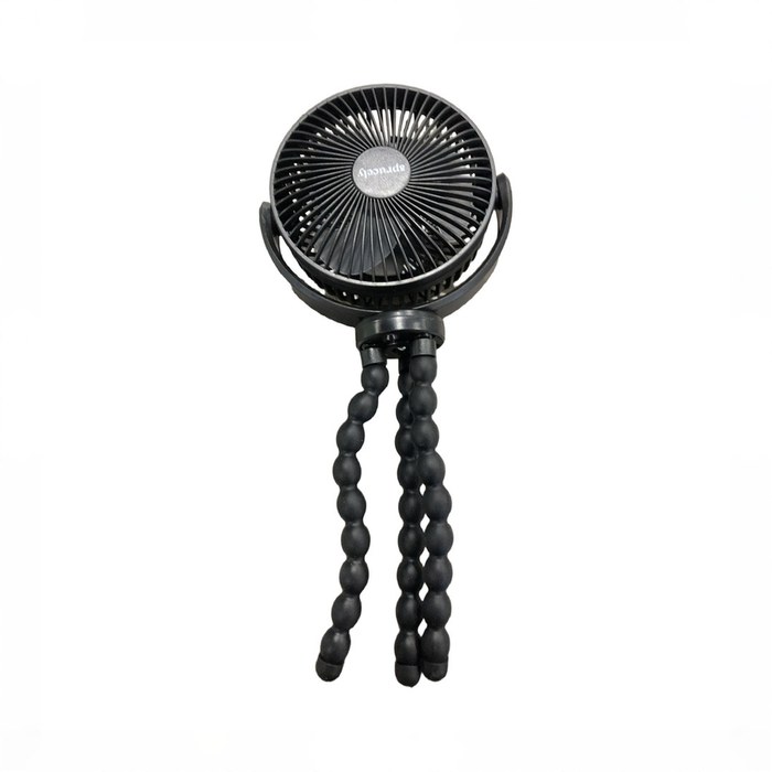 Shop DRAFT - Sprucely Rechargeable Portable Stroller Fan, Black at GoodBuy Gear