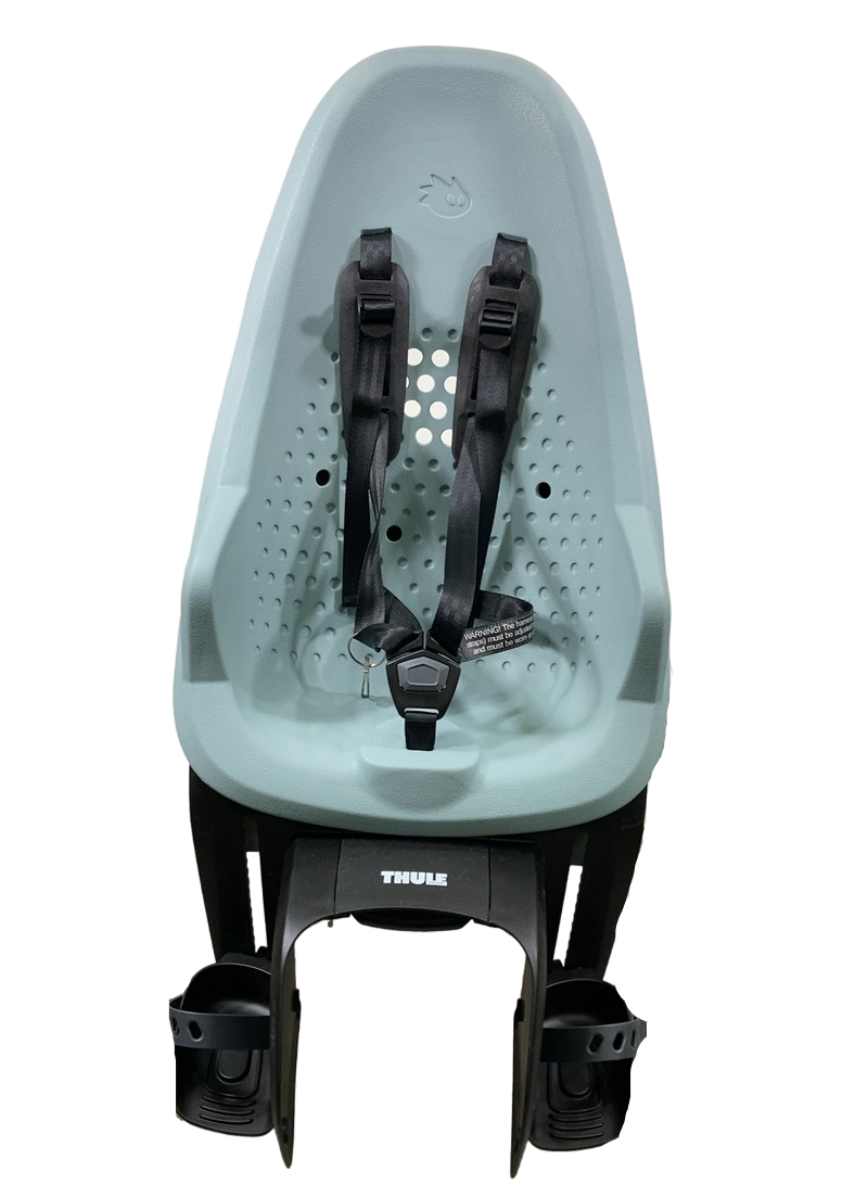 Thule Yepp 2 Maxi Rack Mounted Child Bike Seat, Majolica Blue