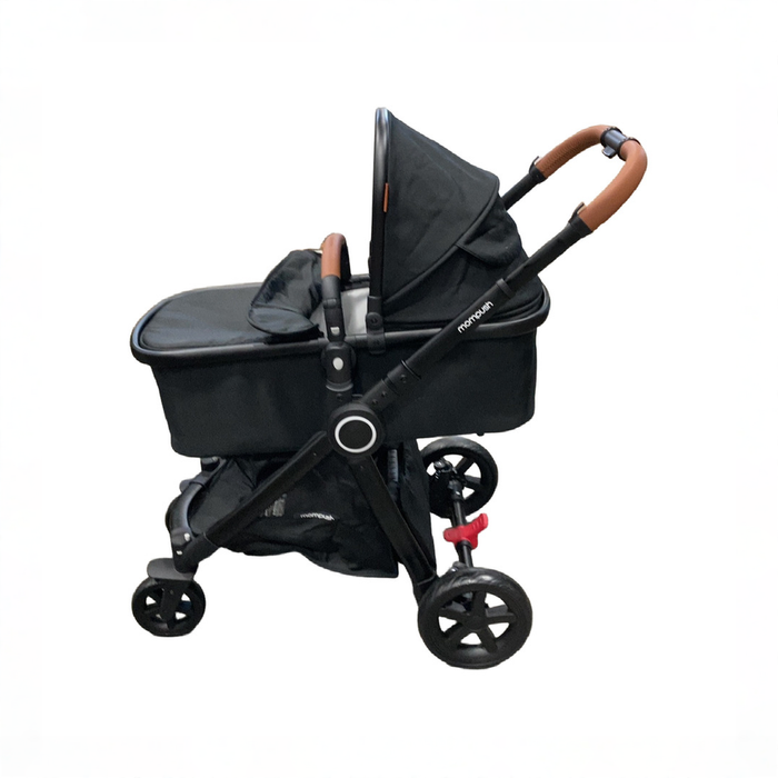Shop DRAFT - Mompush Ultimate 2 Baby Stroller with Bassinet, 2025, Black with Black Frame at GoodBuy Gear