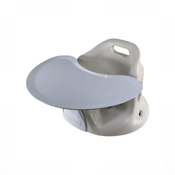 Shop Upseat Baby Floor & Booster Seat with Tray, Coconut (White) at GoodBuy Gear