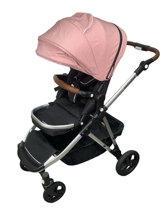 Shop Mockingbird Single to Double 2.0 Stroller, Bloom, Windowpane, Silver With Penny Leather, 2025 at GoodBuy Gear