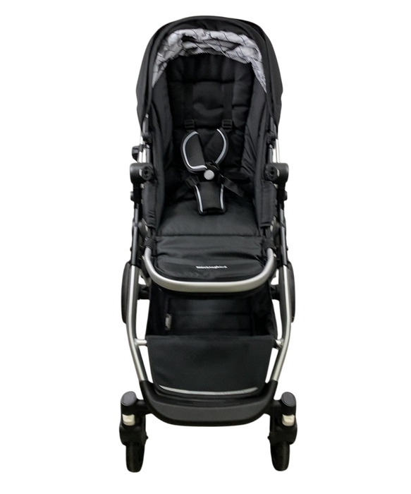 Shop Mockingbird Single to Double 2.0 Stroller, 2024, Black, Silver With Penny Leather, Windowpane at GoodBuy Gear