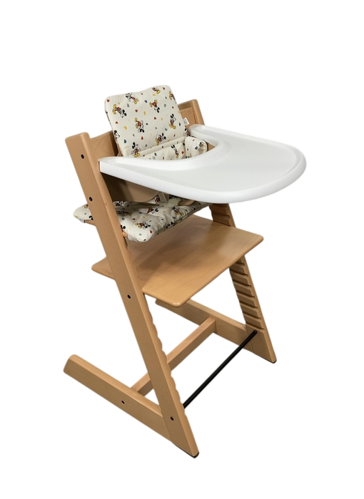 Shop Stokke Tripp Trapp Complete High Chair, 2, Mickey Celebration, Natural at GoodBuy Gear