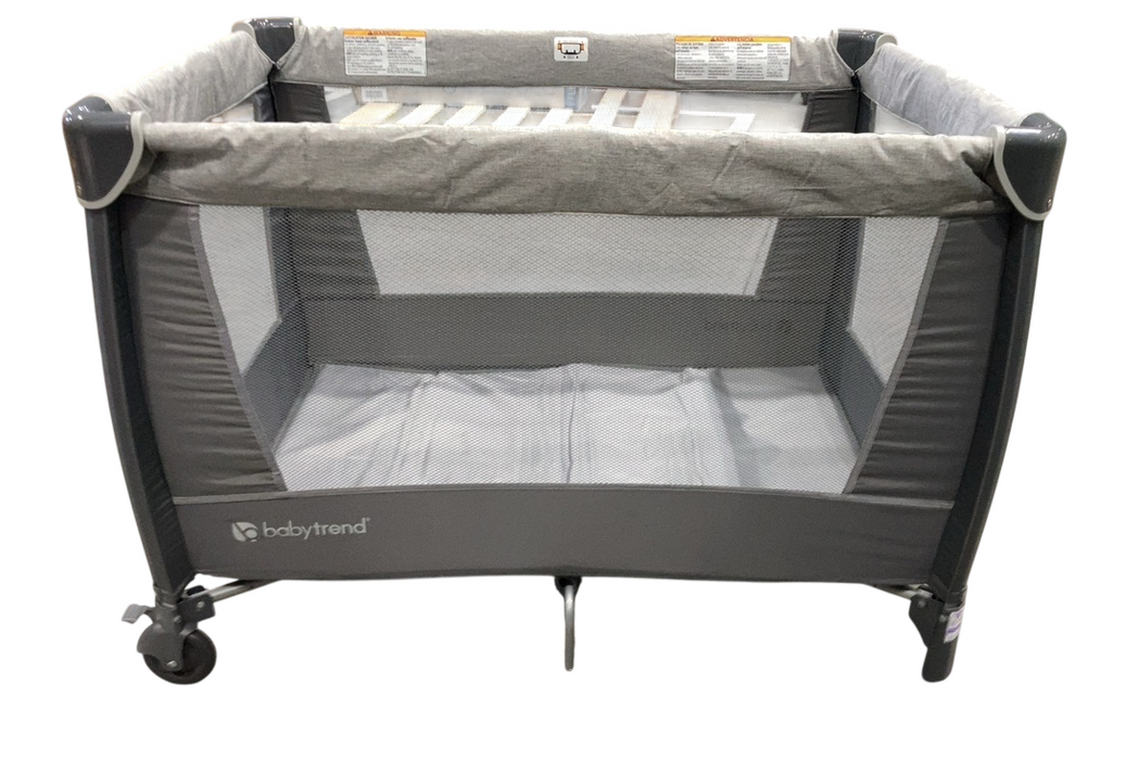 Shop Baby Trend Simply Smart Nursery Center Playard, 2.0, Shale Gray at GoodBuy Gear