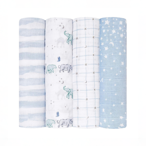 Shop Aden + Anais Cotton Muslin Swaddles Pack of 4, Rising Star at GoodBuy Gear