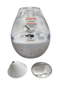 Shop Crane 4-in-1 Drop Ultrasonic Cool Mist Humidifier, Clear & White at GoodBuy Gear