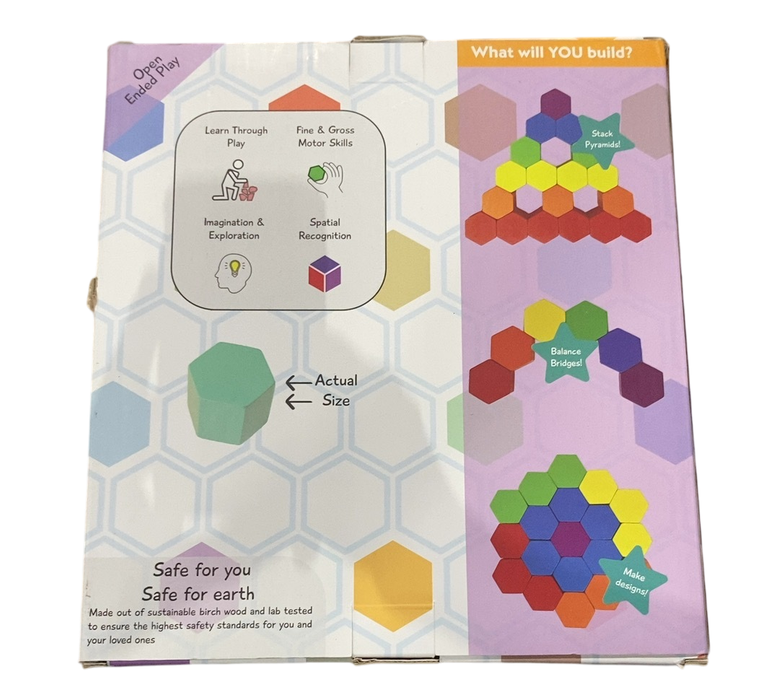 Shop Joy2b Hexablox, 21 Piece Set, ROYGBV at GoodBuy Gear