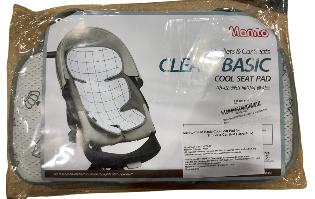 Shop Manito Clean Basic Cool Seat Pad, Tiara pink at GoodBuy Gear