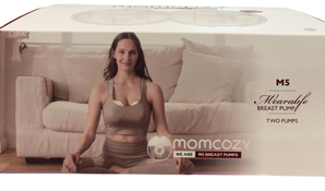 Shop Momcozy All-in-one M5 Double Wearable Breast Pump, Quill Grey at GoodBuy Gear