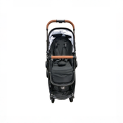 Shop DRAFT - Mompush Ultimate 2 Baby Stroller with Bassinet, 2025, Black with Black Frame at GoodBuy Gear