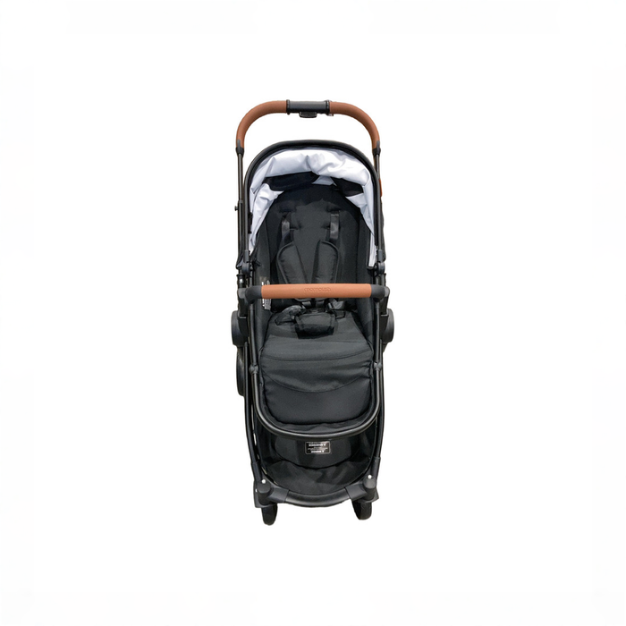 Shop DRAFT - Mompush Ultimate 2 Baby Stroller with Bassinet, 2025, Black with Black Frame at GoodBuy Gear