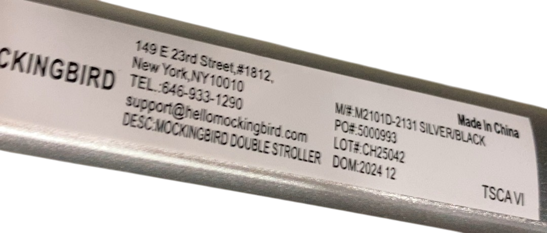 Shop Mockingbird Single to Double 2.0 Stroller, 2024, Black, Silver With Black Leather, Windowpane at GoodBuy Gear