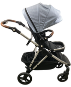 Shop Mockingbird Single to Double 2.0 Stroller, Sky, Windowpane, Silver With Penny Leather, 2025 at GoodBuy Gear