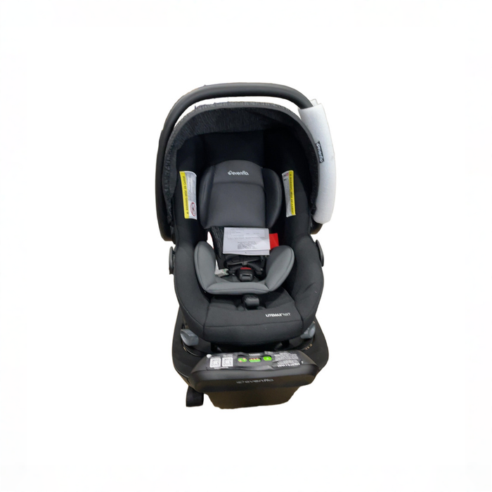Shop DRAFT - Evenflo Revolve180 LiteMax NXT Rotational Infant Car Seat without SensorSafe, 2026, Black Shale at GoodBuy Gear