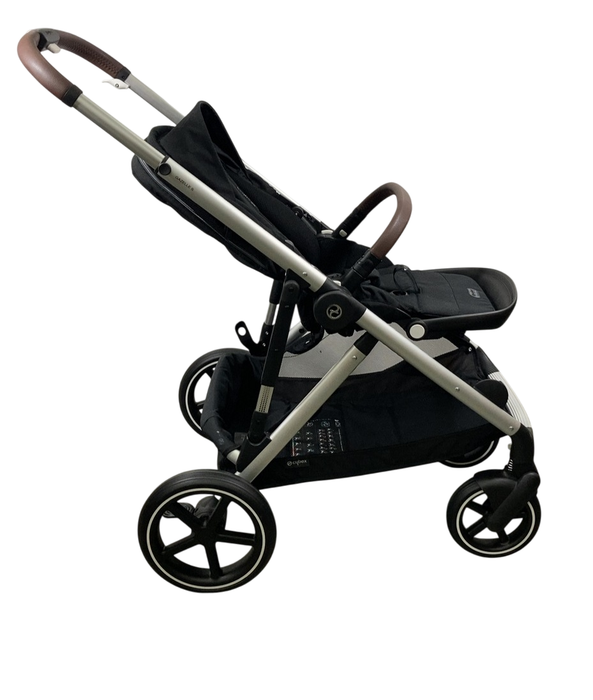 Shop Cybex Gazelle S Modular Stroller, 2023, Moon Black, Silver Frame at GoodBuy Gear