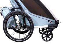 Shop Thule Chariot Cross Bike Trailer Stroller 1 Seat, 2021, Alaska Blue at GoodBuy Gear