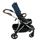 Shop Mockingbird Single to Double 2.0 Stroller, 2024, Sea, Silver With Penny Leather, Watercolor Drops at GoodBuy Gear