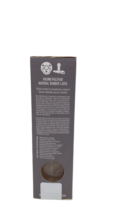 Shop BIBS Boheme Natural Rubber Pacifier 2 Pack, Vanilla/Peach, Size 1 (0+ months) at GoodBuy Gear