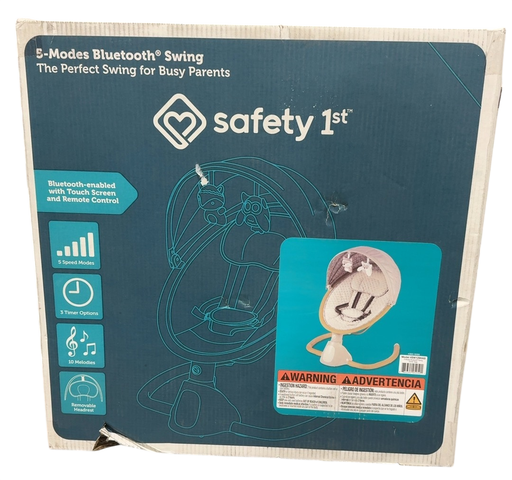 Shop Safety 1st 5 Modes Bluetooth Swing, Dunes Edge at GoodBuy Gear