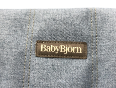 Shop BabyBjorn Bouncer Bliss, Dark Gray Frame, Blue Woven Mélange at GoodBuy Gear