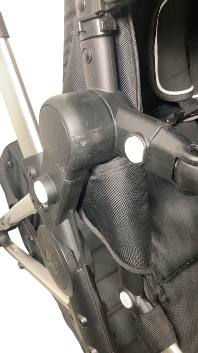 Shop Mockingbird Single to Double 2.0 Stroller, 2024, Black, Silver With Penny Leather, Windowpane at GoodBuy Gear