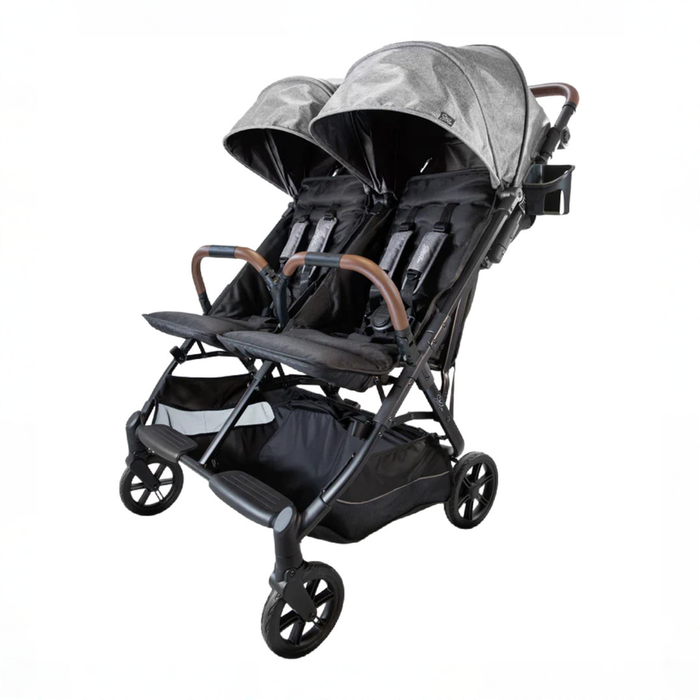Shop Strolee V2 Double Stroller, 2025, Shadow at GoodBuy Gear