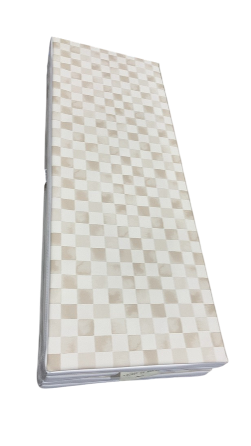 Shop House of Noa Tumbling Mat, 5x7.5, Checker Almond at GoodBuy Gear