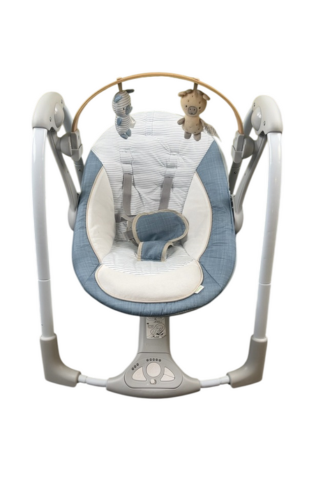Shop Ingenuity Every Season Swing 'n Go Portable Swing, Chambray at GoodBuy Gear