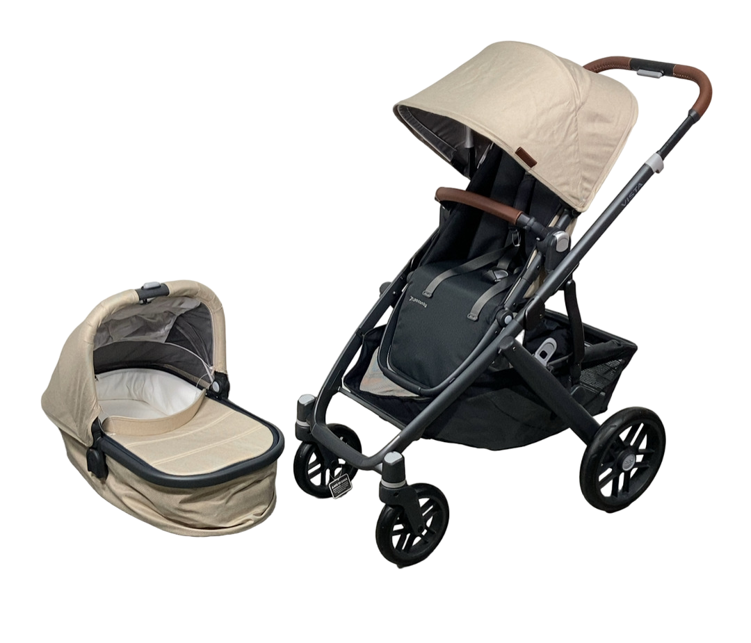 liam uppababy vista UPPAbaby VISTA V2 Stroller, 2024, Liam (Oat Melange/Carbon)