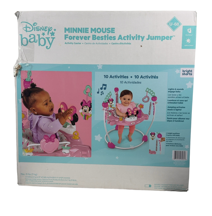 Shop Bright Starts Activity Jumper, Disney Baby Minnie Mouse Forever Besties at GoodBuy Gear