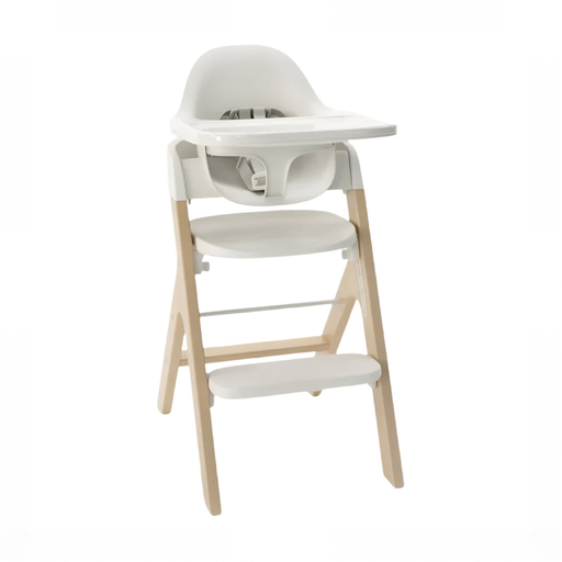 Shop Mockingbird High Chair, Natural Beech, White at GoodBuy Gear