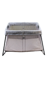 Shop BabyBjorn Travel Crib Light Bundle with Fitted Sheet, Silver at GoodBuy Gear