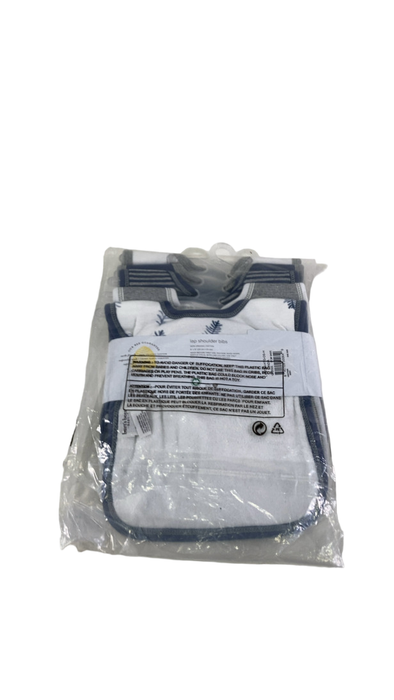 Shop Burt's Bees Baby Organic Lap Shoulder Bib 5 Pack, Wandering Elephants at GoodBuy Gear