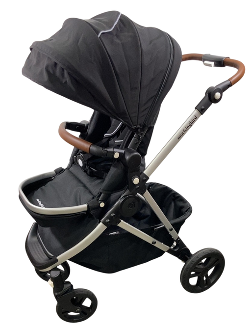 Shop Mockingbird Single 2.0 Stroller, 2024, Black, Silver With Penny Leather, Windowpane at GoodBuy Gear