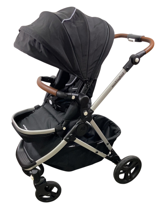 Shop Mockingbird Single 2.0 Stroller, 2024, Black, Silver With Penny Leather, Windowpane at GoodBuy Gear