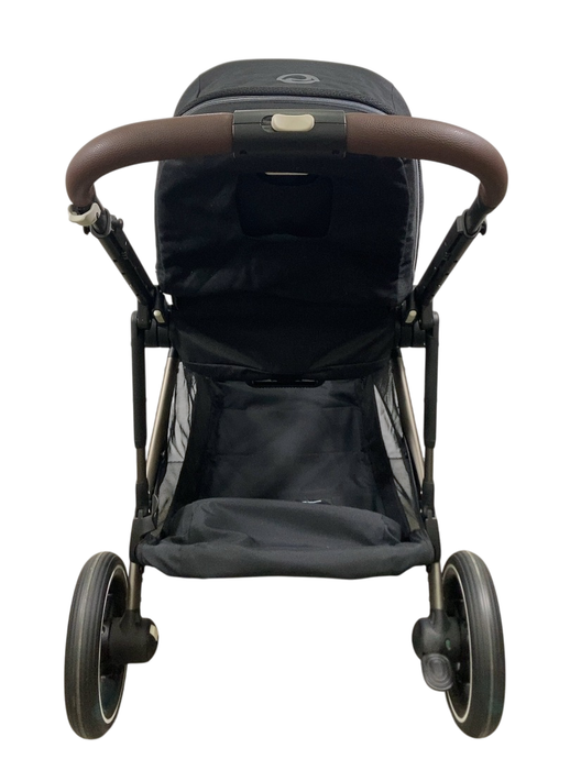 Shop Cybex Gazelle S Modular Stroller, 2024, Moon Black, Taupe Frame at GoodBuy Gear