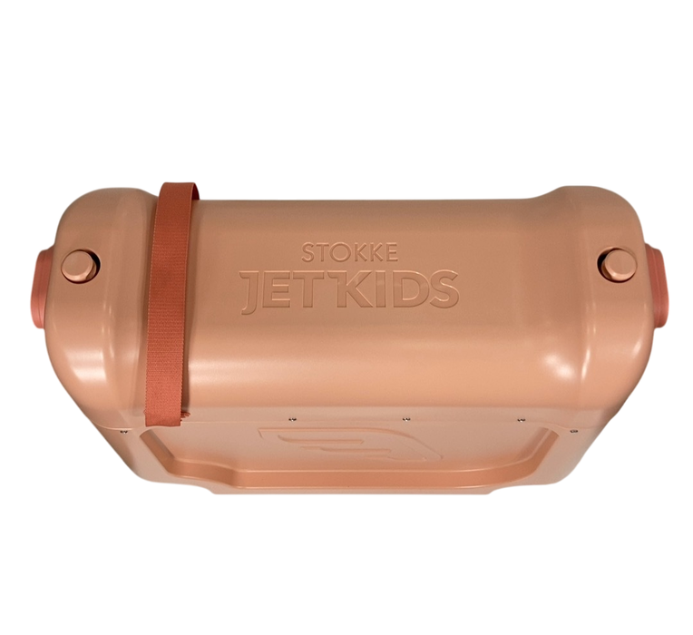 Shop Stokke JetKids BedBox + Crew Backpack Travel Bundle, Coral Pink at GoodBuy Gear