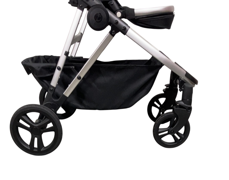 Shop Mockingbird Single to Double 2.0 Stroller, Black, Windowpane, Silver With Penny Leather, 2024 at GoodBuy Gear