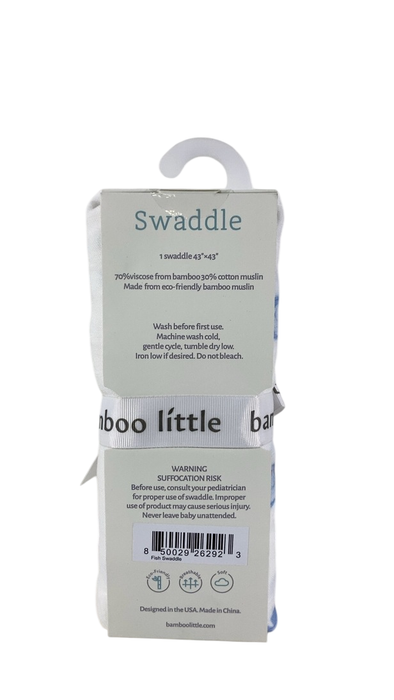 Shop Bamboo Little Swaddle, 1 pack, Fish at GoodBuy Gear