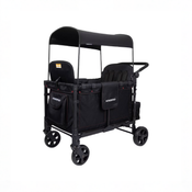 Shop Wonderfold W4 Luxe Pro Stroller Wagon, 2025, Jet Black at GoodBuy Gear